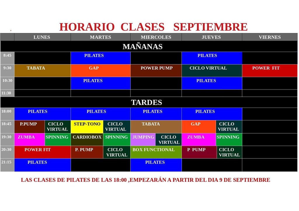 HORARIO 2024/25